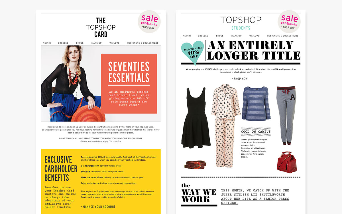 Jamie Winder - Topshop